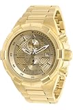 Men&apos;s 28122 Aviator Analog Display Quartz Gold Watch