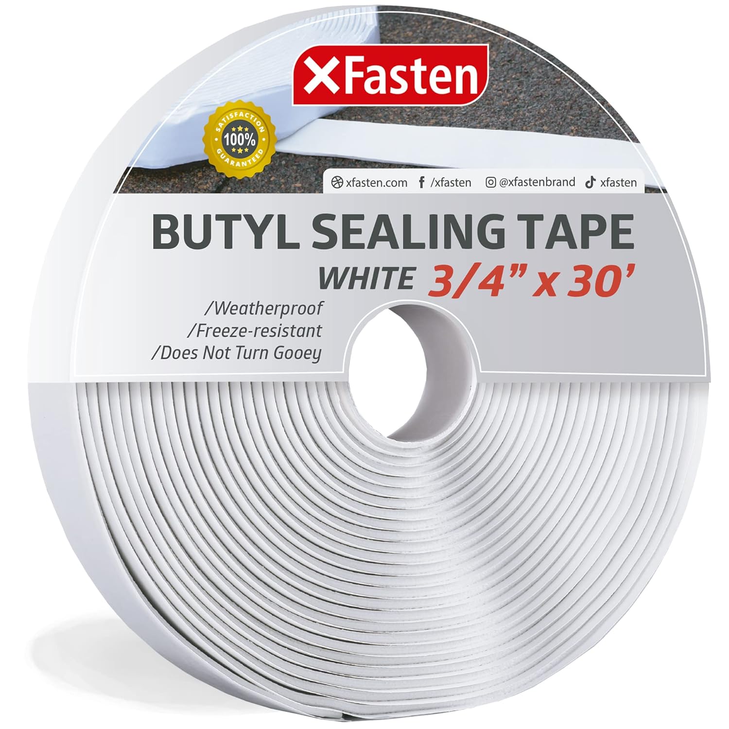 Bricolage NonToxic Roof Vent Patch Sealant Tape Butyl Seal Tape Home