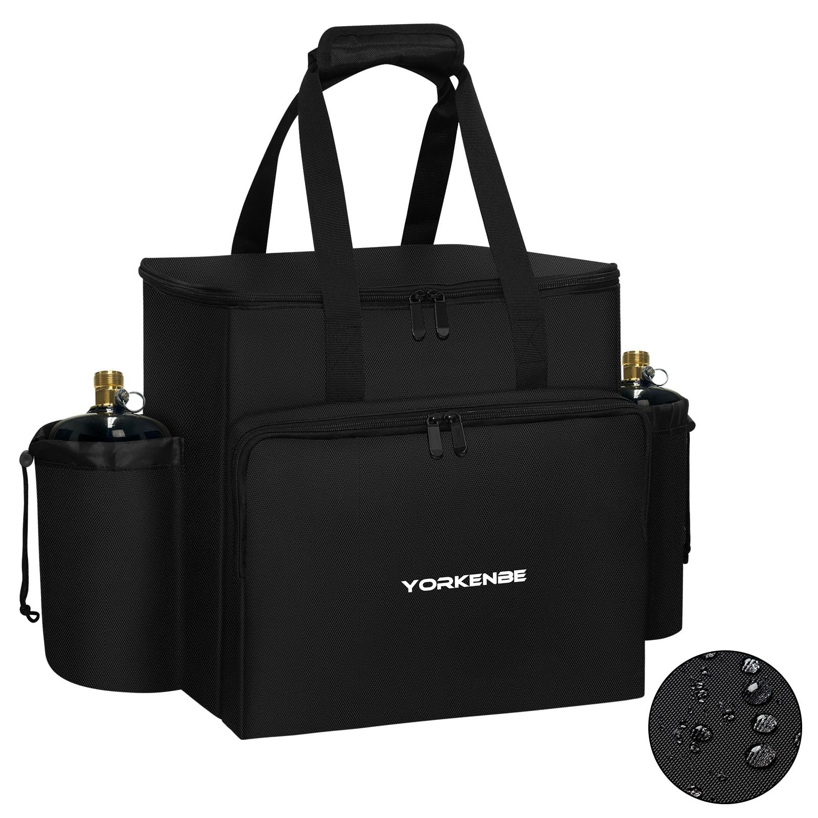 Yorkenbe Portable Heater Carry Bag Compatible with Mr. Heater MH9BX, Water Resistant Buddy Propane Heater Carrying Case, with Multiple Pockets and
