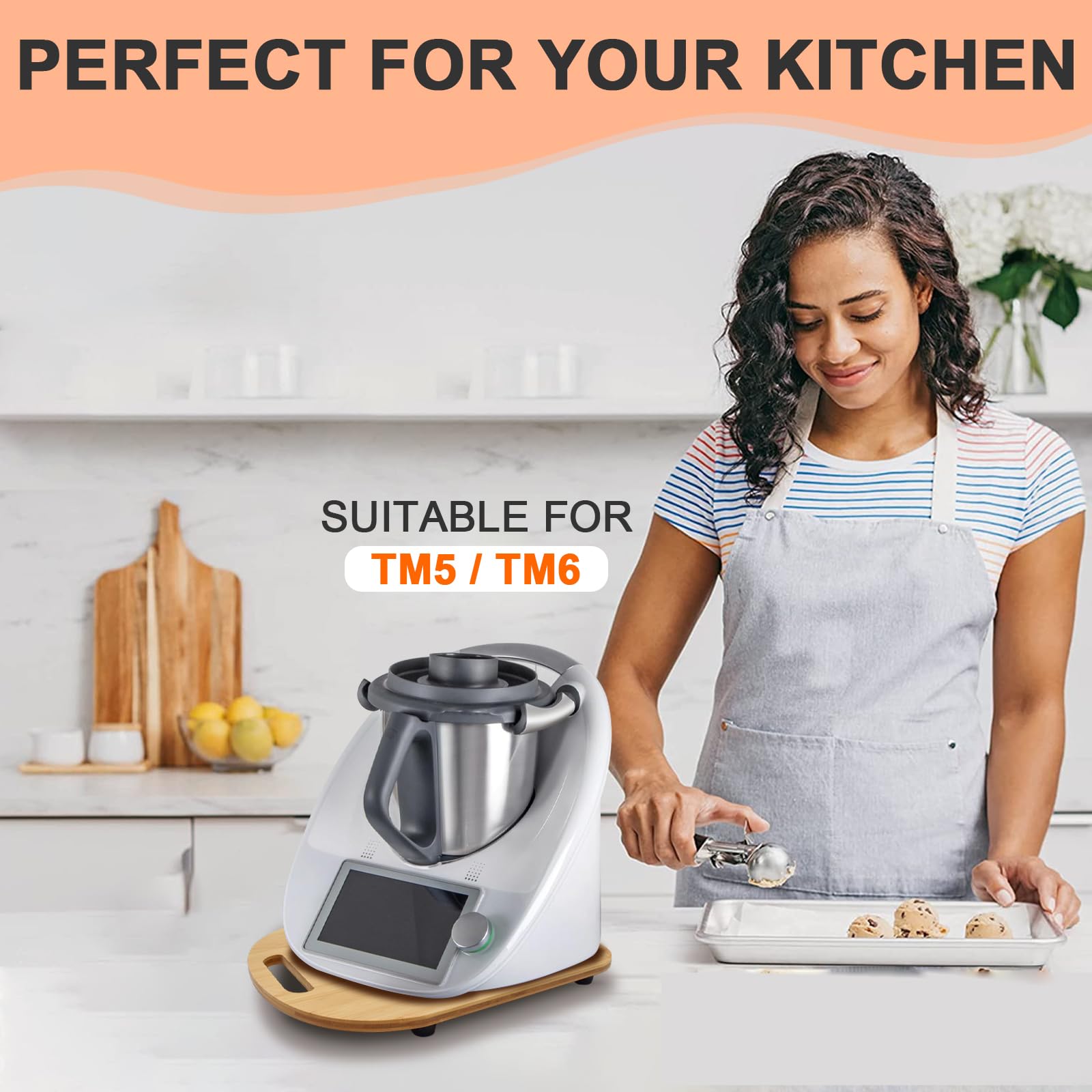 Diwoker Gleitbrett für Thermomix TM6 TM5, Thermomix