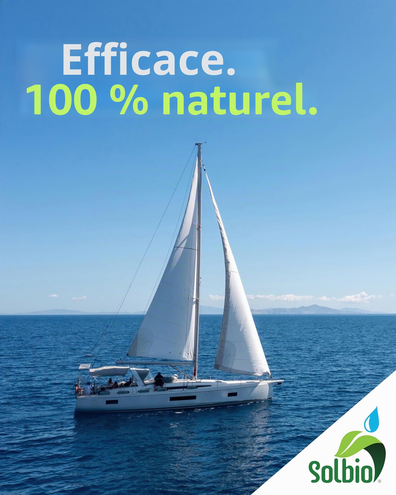 Solbio Marine Die N°1 Liquide sanitaire naturel 4 en 1 40 doses Additif sanitaire pour système de toilettes mobile
