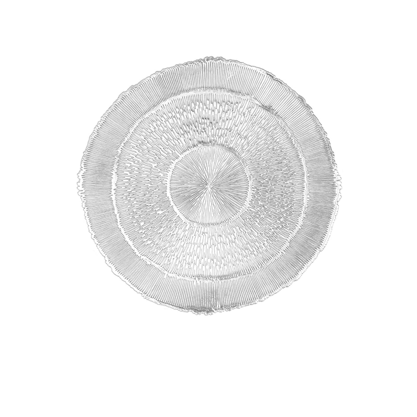 Juego de 1 Mantel Individual PVC Dorado con Forma Hoja, Posavasos Aislamiento Hueco, Cuenco, decoración navideña for el hogar(Silver-1)