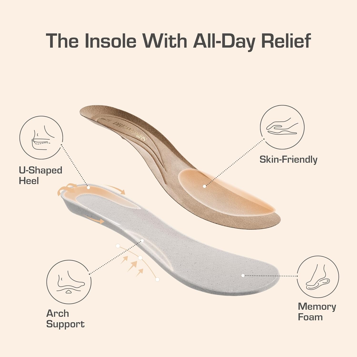 DREAM PAIRS Women’s Comfortable Ballet Dressy Work Flats, Round Toe Slip on Office Shoes - Image 6