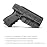 POLE.CRAFT Carbon Fiber IWB Kydex Holster Fits: Glock 19 19X 25 44 45 (Gen 1 2 3 4 5) & Glock 23 32 (Gen 3 4) - Inside Waistband Carry - for G19 G19x G23 G25 G32 G44 G45 Holster -Left
