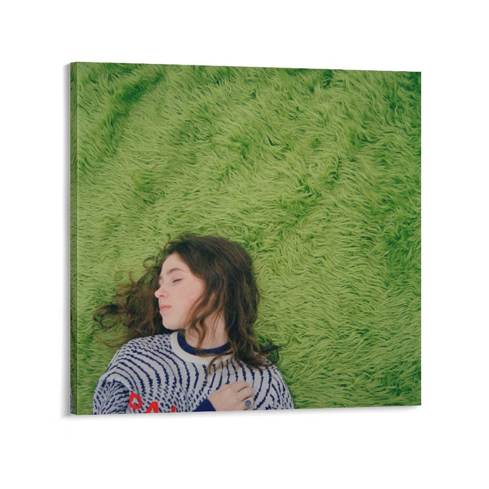 DJCN RBV Clairo Diary 001 Canvas Poster Wall Decorative Art Painting Living Room Bedroom Decoration Gift Frame-style12x12inch(30x30cm)