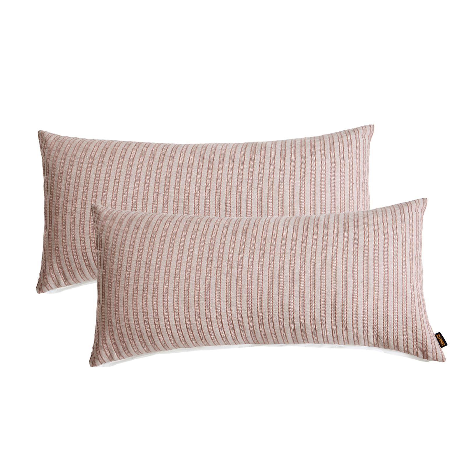 SOULFUL Gestreift Jacquard Gewaschene Baumwolle Bettwäsche Set