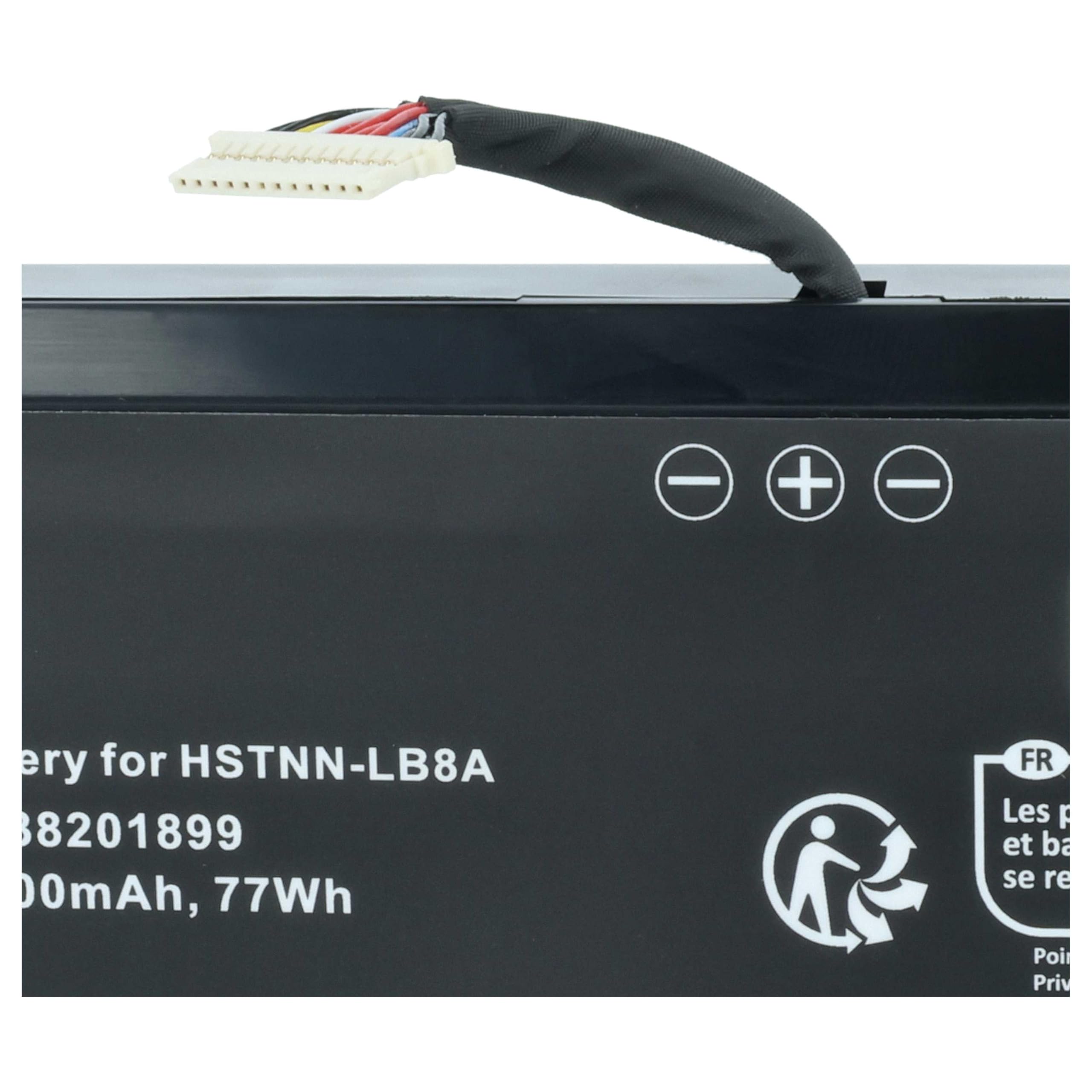 vhbw Batería reemplaza HP FM0808, FM08, 922753-421, 922752-421, 922977-855, 922976-855 para Notebook (5300 mAh, 14,6 V, Li-Ion)