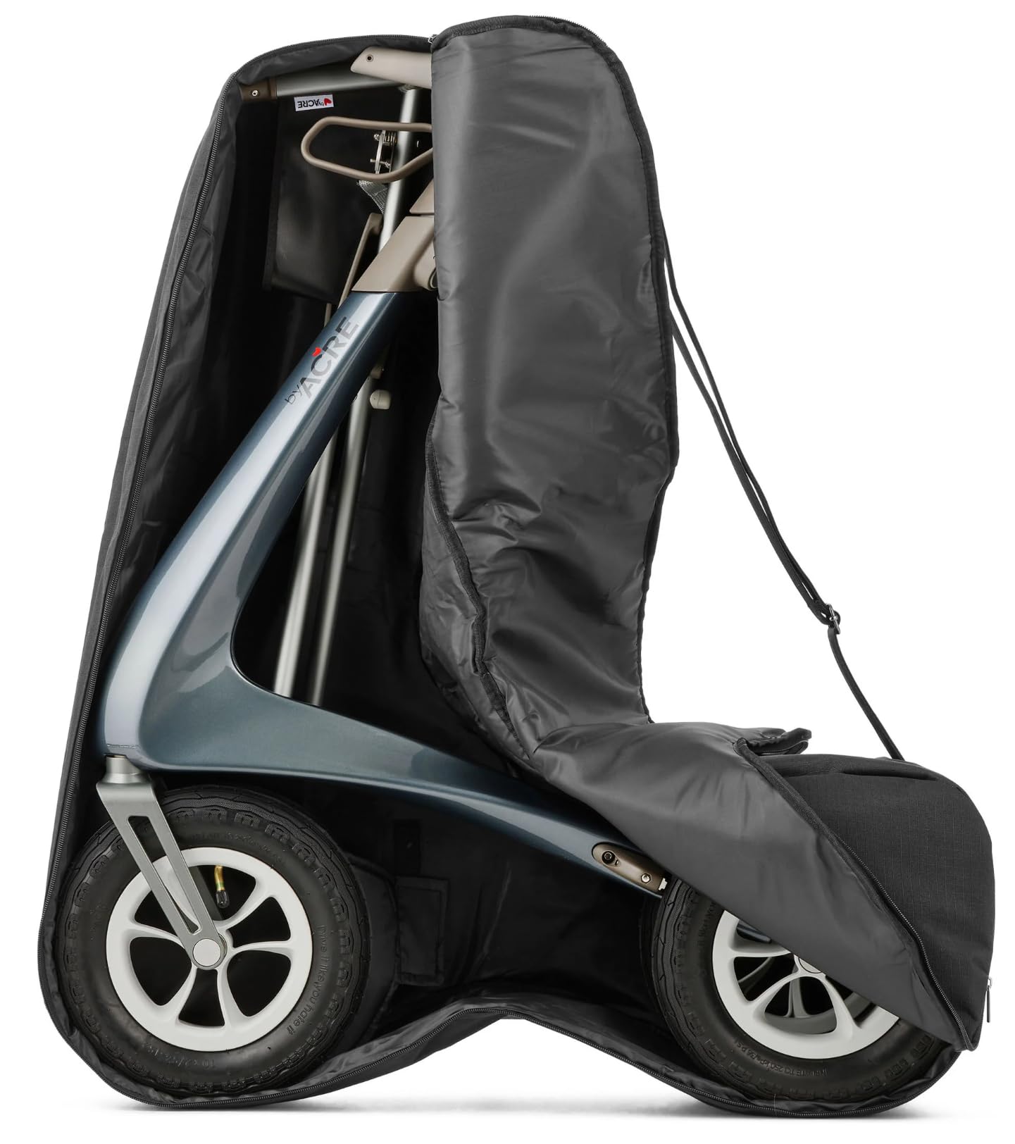 byACRE Bolsa de Viaje para Carbon Overland, Accesorio | Bolsa de viaje acolchada con forro, protege el andador de arañazos, con asa y bandolera ajustable