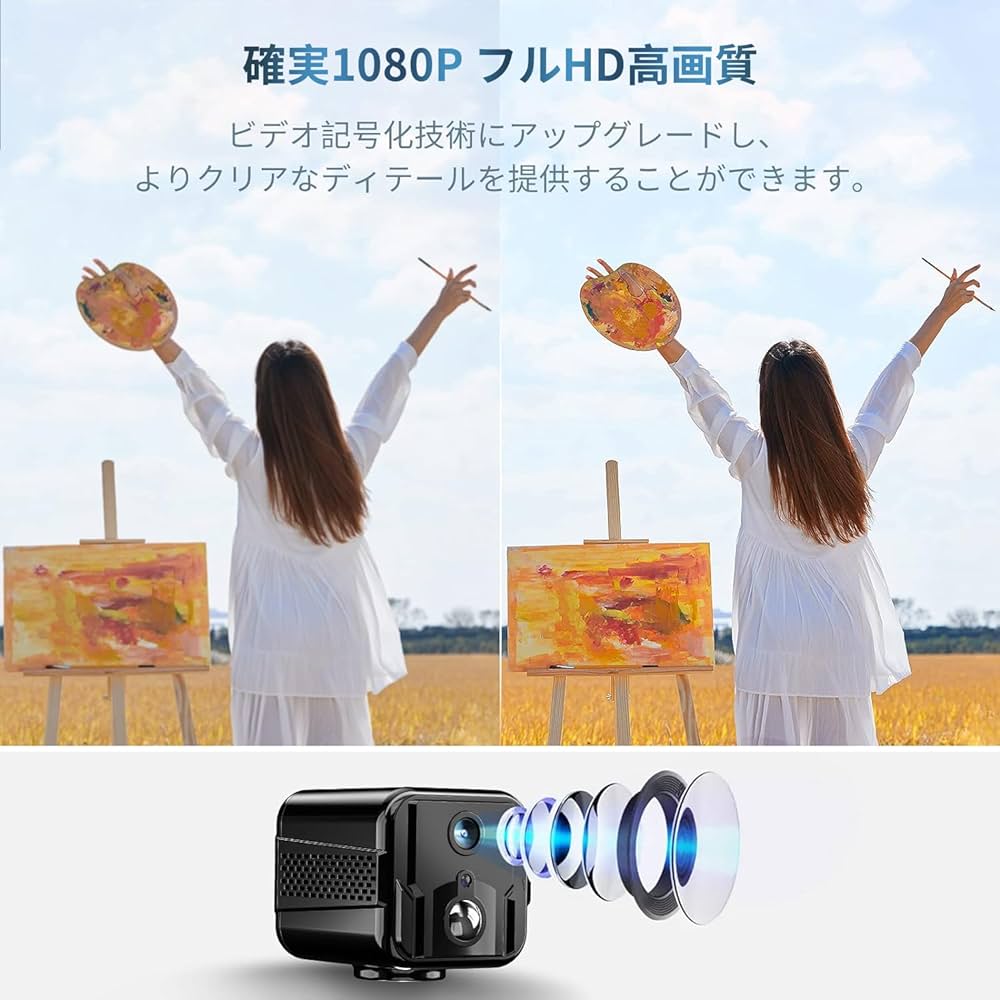 超小型カメラ WIFI 230日待機 15時間 長時間録画 確実1080P Amazon.co.jp: Akiko 超小型カメラ 隠しカメラ WIFI 230日待機