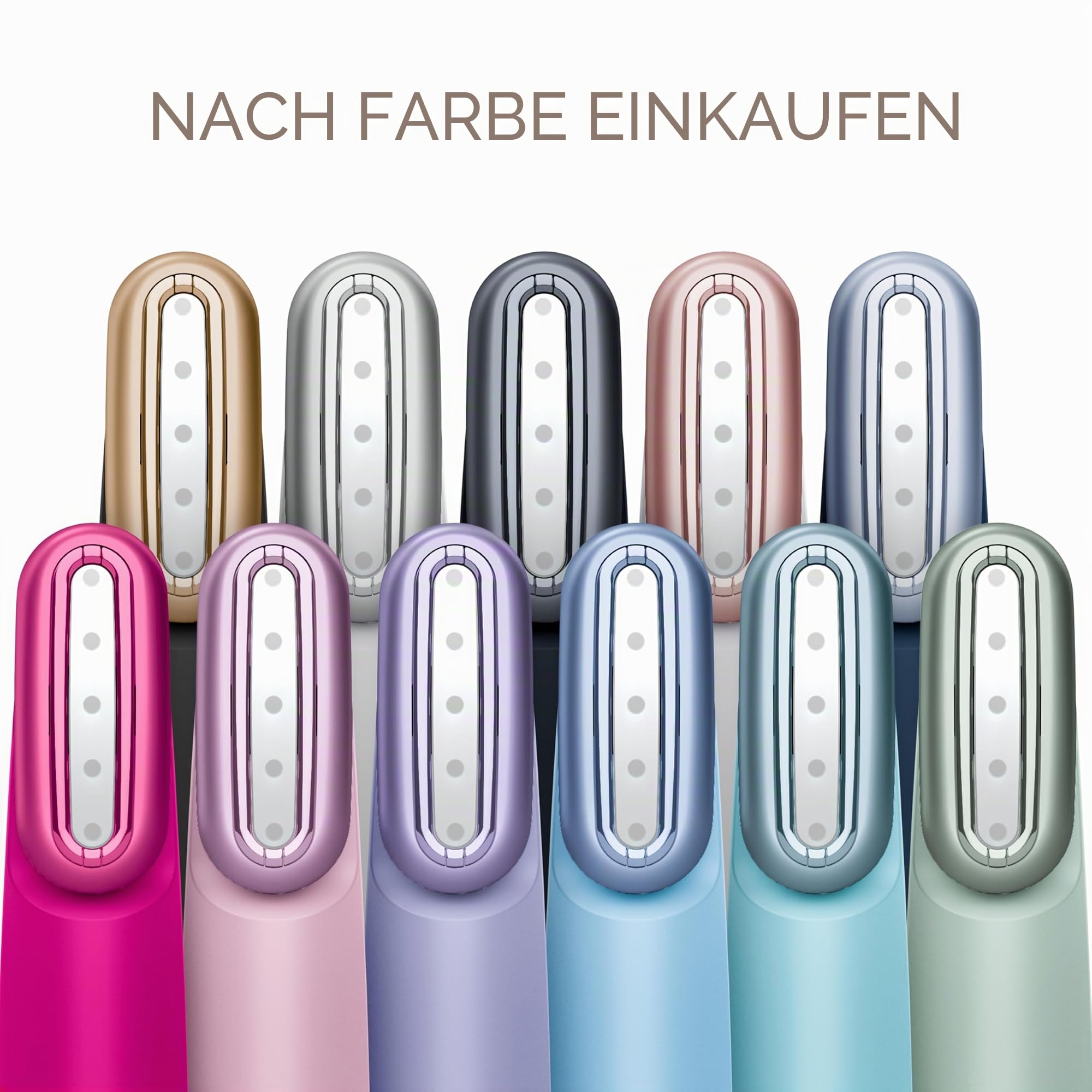 GESKE Skin Firming Wand | 7 in 1 | Anti-Aging | Mikrostrom Facelift | Reduziert Alterserscheinungen | Fortschrittlicher Facial Firmer | Red LED Light Technology | Flexibler Kopf