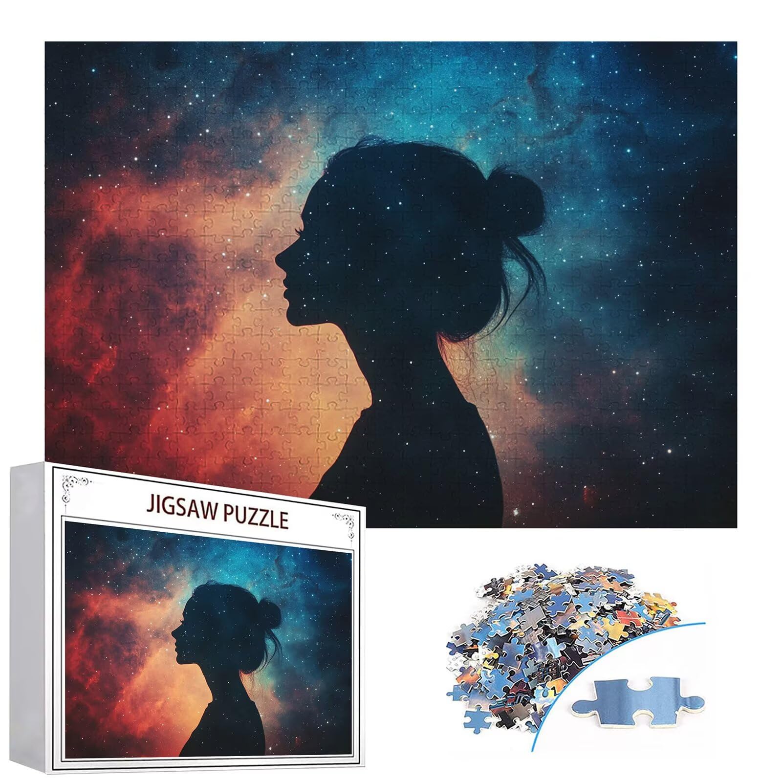 Puzzle 3000 elementów puzzle dla dorosłych sen 122 x 81 cm unikalne rzemiosło klasyczne 3D drewniana układanka do rodzinnych gier aktywnych, układanka do samodzielnego wykonania nawet do dekoracji