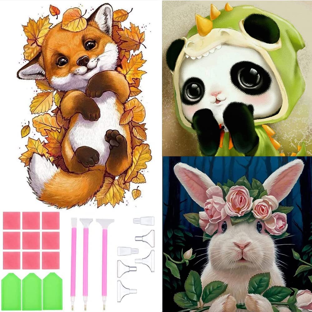 Amazon | 3個セット ダイヤモンドアート キット,BetterJonny