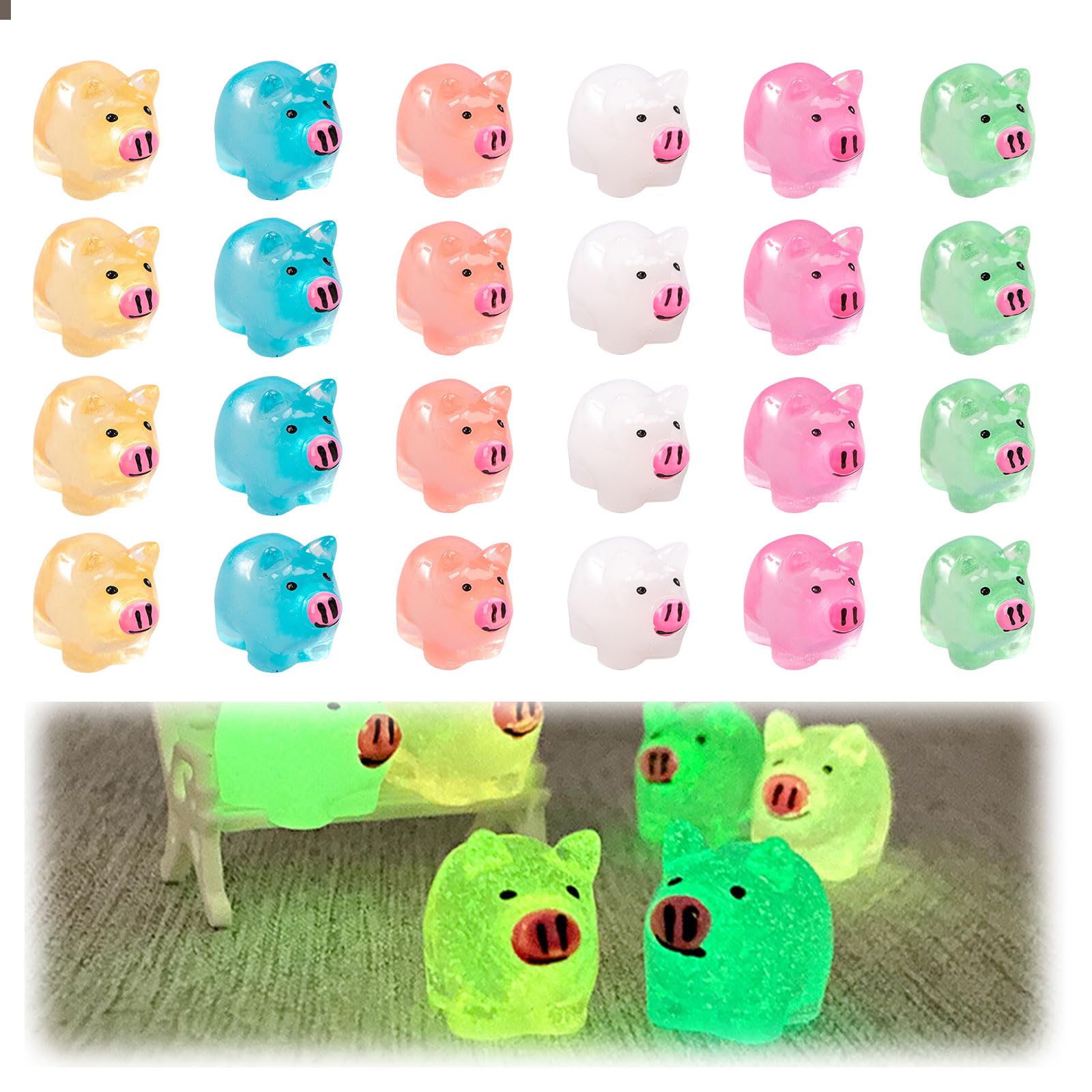 45 Mini Bruchi Luminescenti In Resina – Set 15 Stili Animaletti Che Si Illuminano Al Buio Per Terrario, Giardino Fatato E Decorazioni Fai Da Te