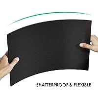 Vista 7 de Hoja de plástico ABS de 1/8 pulg. de grosor (3 mm) - 12" x 8", tablero termoplástico rígido impermeable negro para letreros, manualidades, proyectos