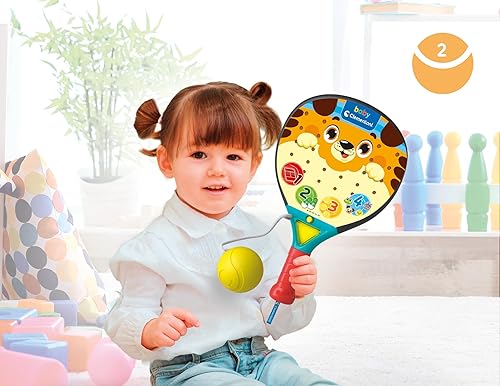 Miniatura 10 de Clementoni | Baby Padel - Interactive toy for children 12 months | Educational rocket with sounds, lighting and motion detection | Learning numbers