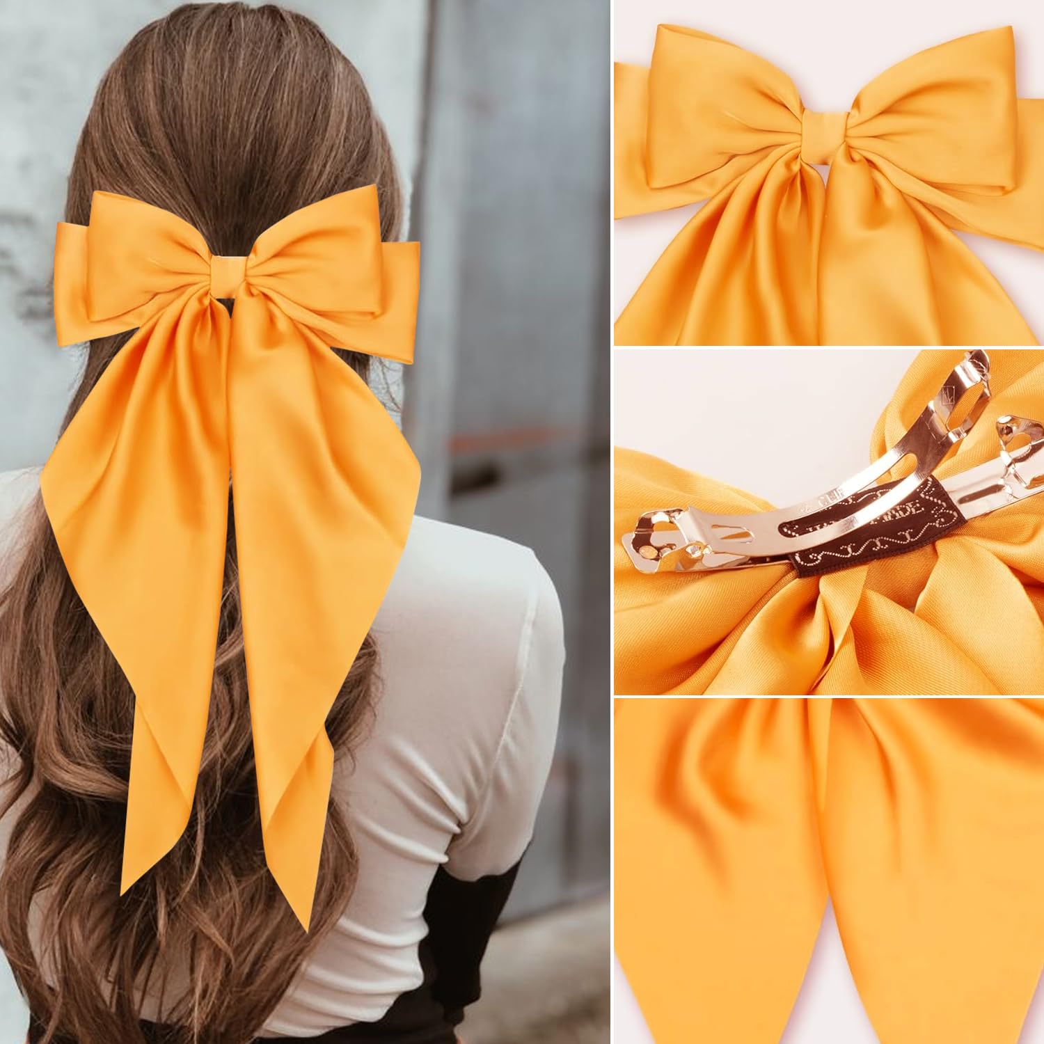 Asaisimg 3 Pcs Big Bow Hair Clips Set - Image 4