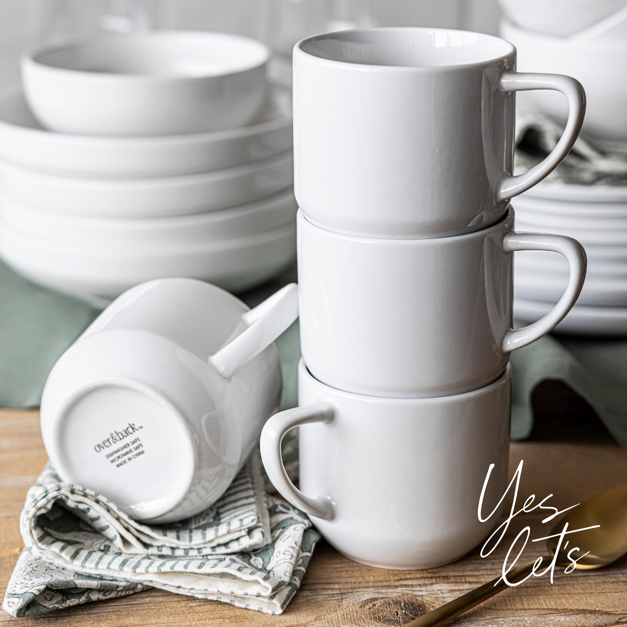 Set da 2 tazze in grès porcellanato - Pois blu - HOME | H&M IT