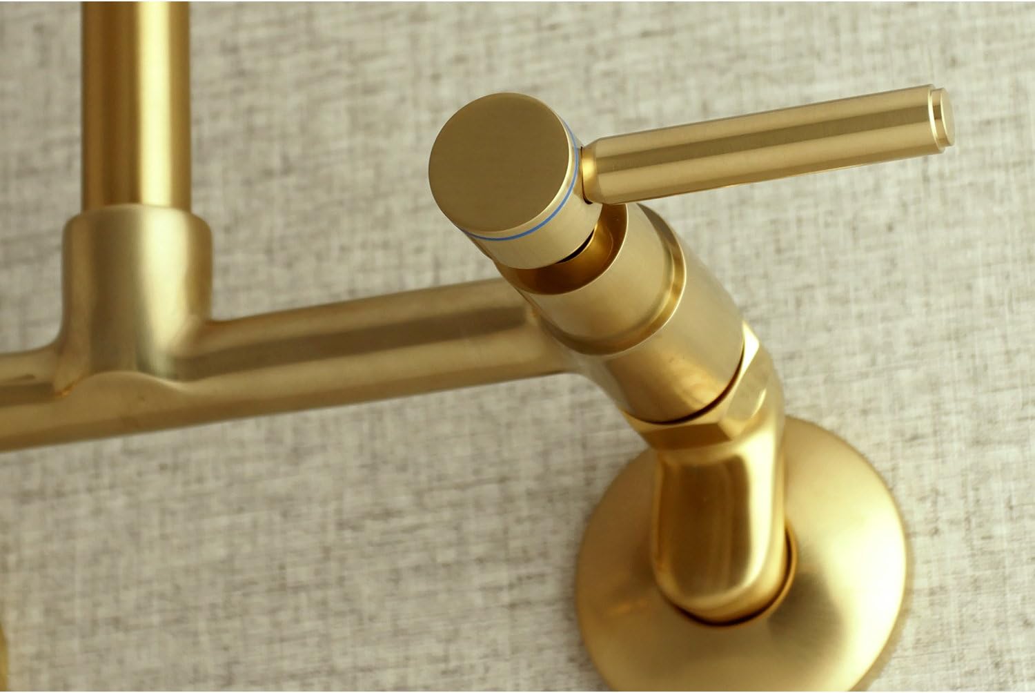 Bеѕt Dеаl Prоduсt Kingston Brass Concord 8-Inch Adjustable Center Wall Mount Kitchen Faucet, Brushed Brass 🔥 Crаzу Dеаlѕ Kingston Brass Concord 8-Inch Adjustable Center Wall Mount Kitchen Faucet, Brushed Brass