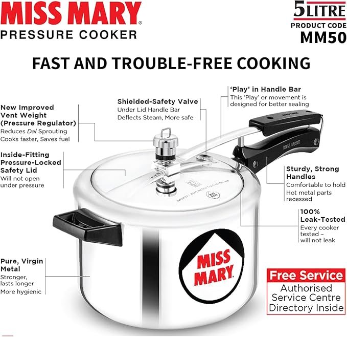 Olla a Presión Aluminio 5L Hawkins miniatura 6