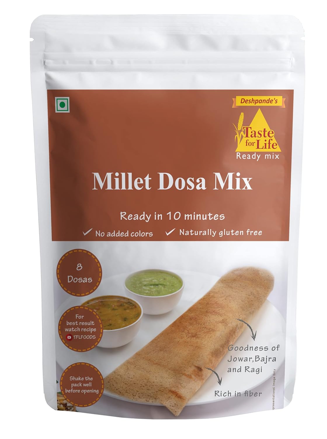 Taste for Life Millet Dosa Mix 200g Amazon.in Grocery & Gourmet Foods
