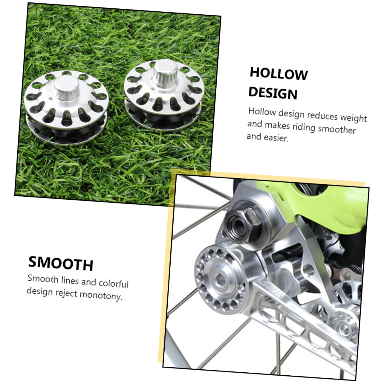 ifundom 1 Set Folding Bike Chain Tensioner Guide Wheel Durable Pulley Compatible with Brompton Speed Lightweight Resistant Easy Installation for Smooth Cycling Performance