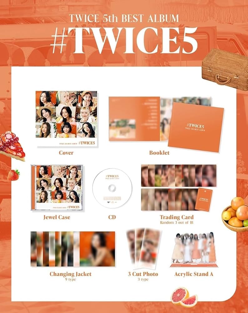 twce, twce, Irene - TWICE - 5th Best Album #TWICE5 [CD+Photobook