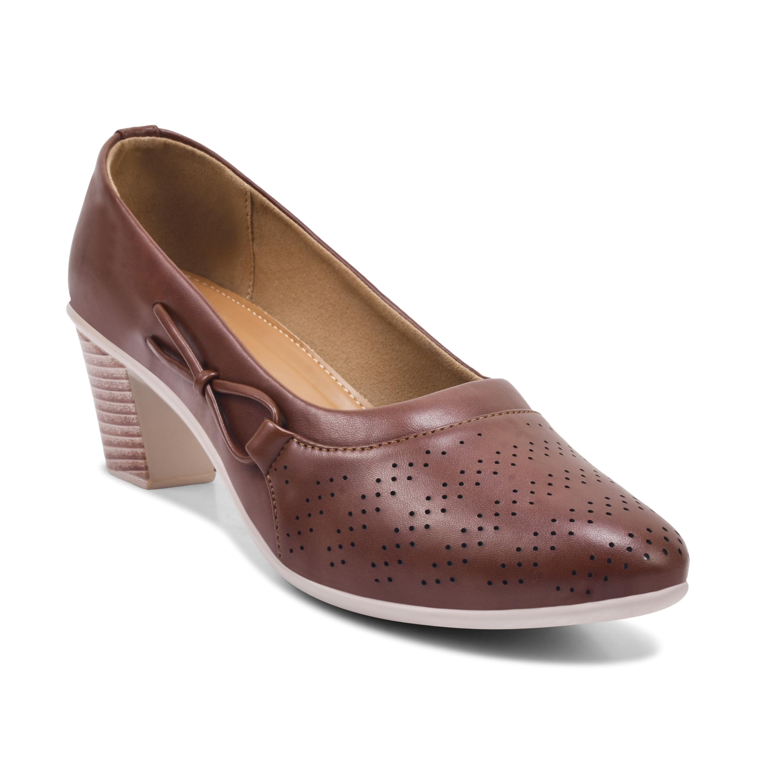 Women Smart Casual Block Heel Pumps-image-33