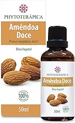 PHYTOTERAPICA - Óleo Vegetal de Amêndoa Doce - Para Massagem e Aromaterapia -Atua contra ressecamento da pele e cabelo, irritação e coceira, estrias e fragilidade das unhas - 100% Puro e Natural -60ml