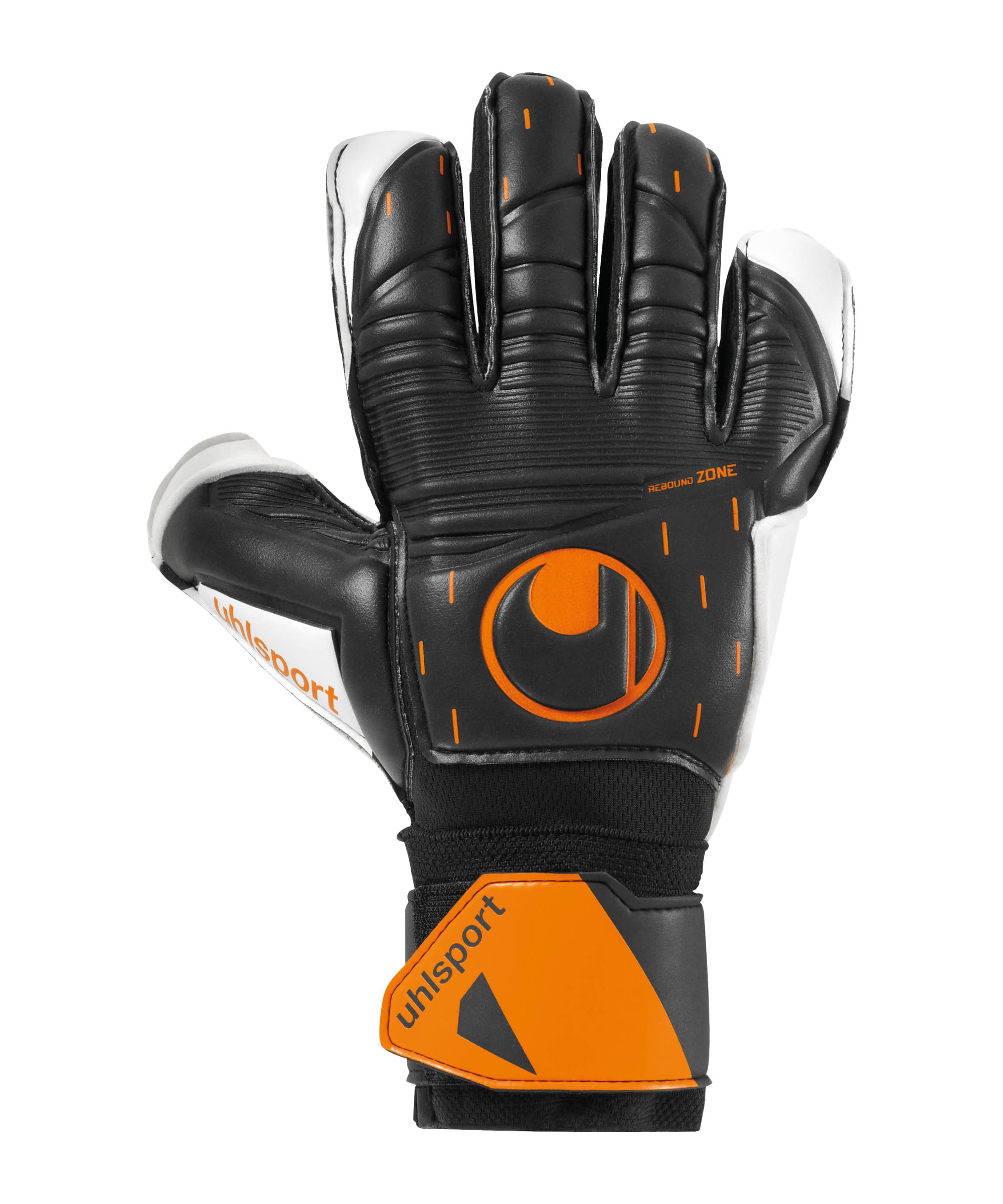 Uhlsport Speed Contact Gloves Schwarz/Weiß/Fluo Orange 4