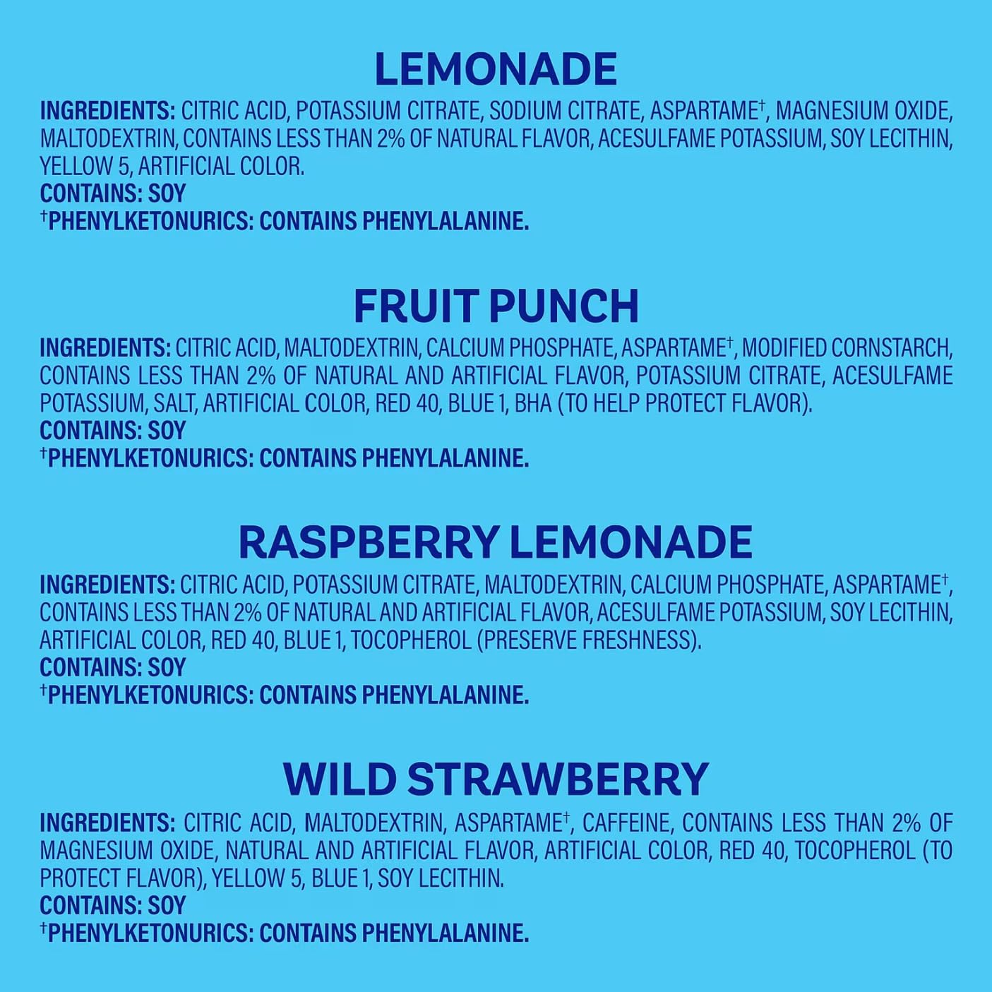 Crystal Light Water Flavoring Enhancer Variety Bulk, 120 Drink Mix Packets (30 Each Flavor) - Lemonade, Fruit Punch, Raspberry Lemon, Wild Strawberry, With Galley Grove Sugar Free Breath Mints - Image 4