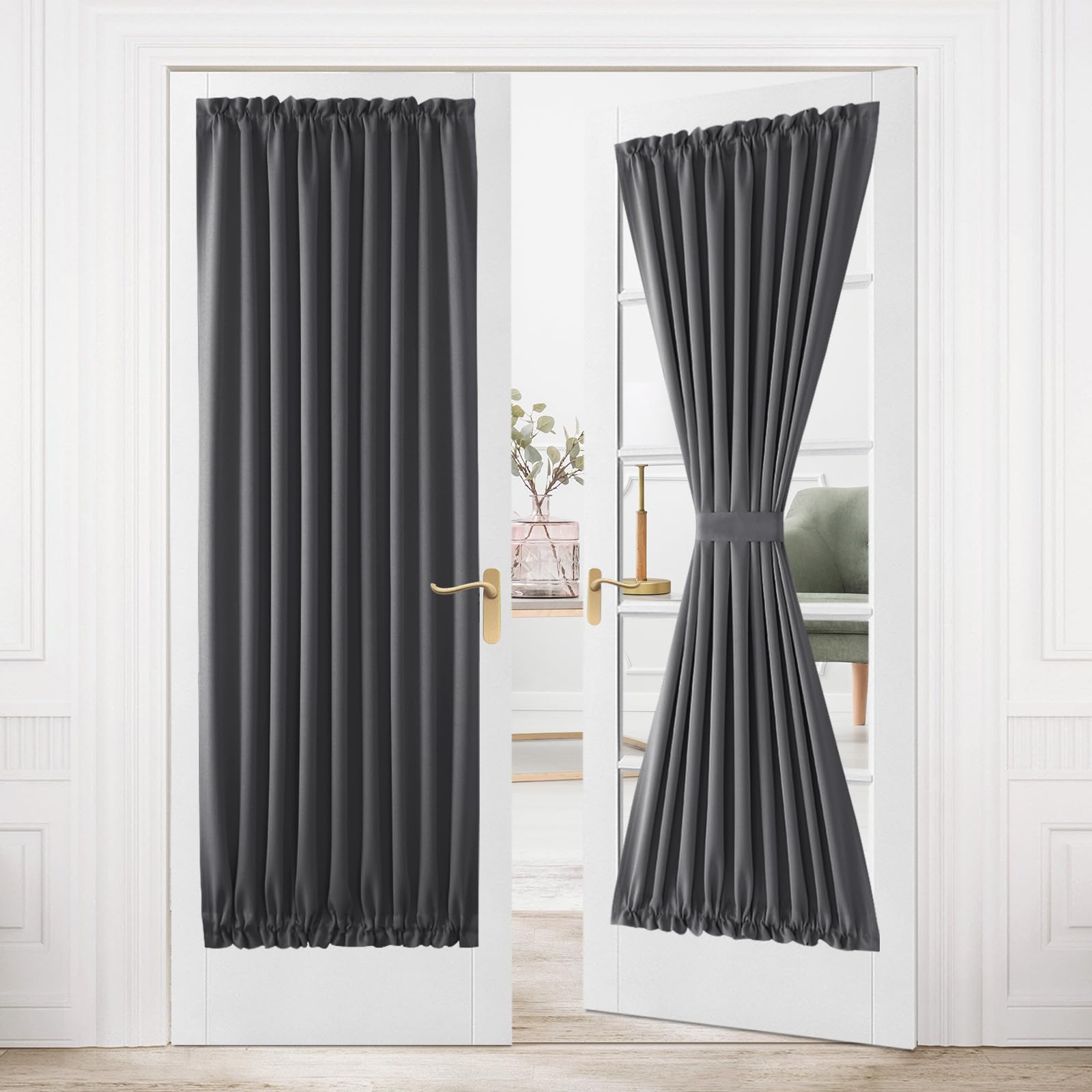 DWCN French Door Curtains