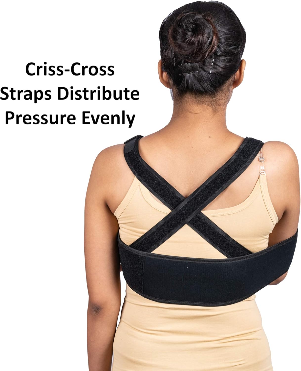 Arm Sling Shoulder Brace - Best Fully Adjustable Rotator Cuff and Elbow Support - Includes Immobilizer Band for Quick Recovery - for Men and Women : Health & Household