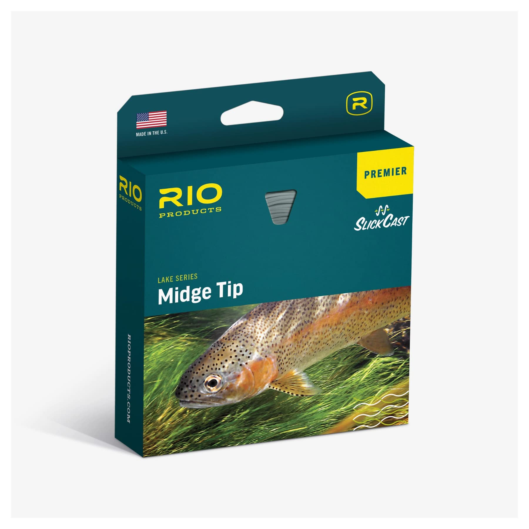 RIO Premier Midge Tip Fly Line - WF6 - Hover Tip, clear, gray, WF6F/S1