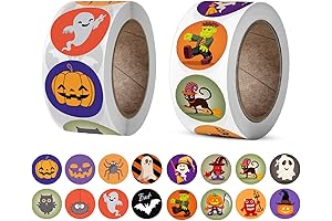 1000 Halloween Stickers for a Personalized Spooky Bash