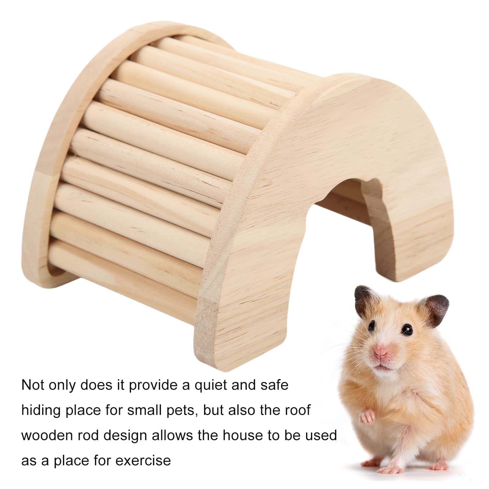 Rat Bendy Long Suspension Bridges,Hamster Bridge Wooden Ladder Bendable Flexible Tunnel Natural Climbing Ladder Chews Toys for Rodents Mouse Hedgehog Dwarf Hamster Chinchillaï¼Ë†2 Pcsï¼â