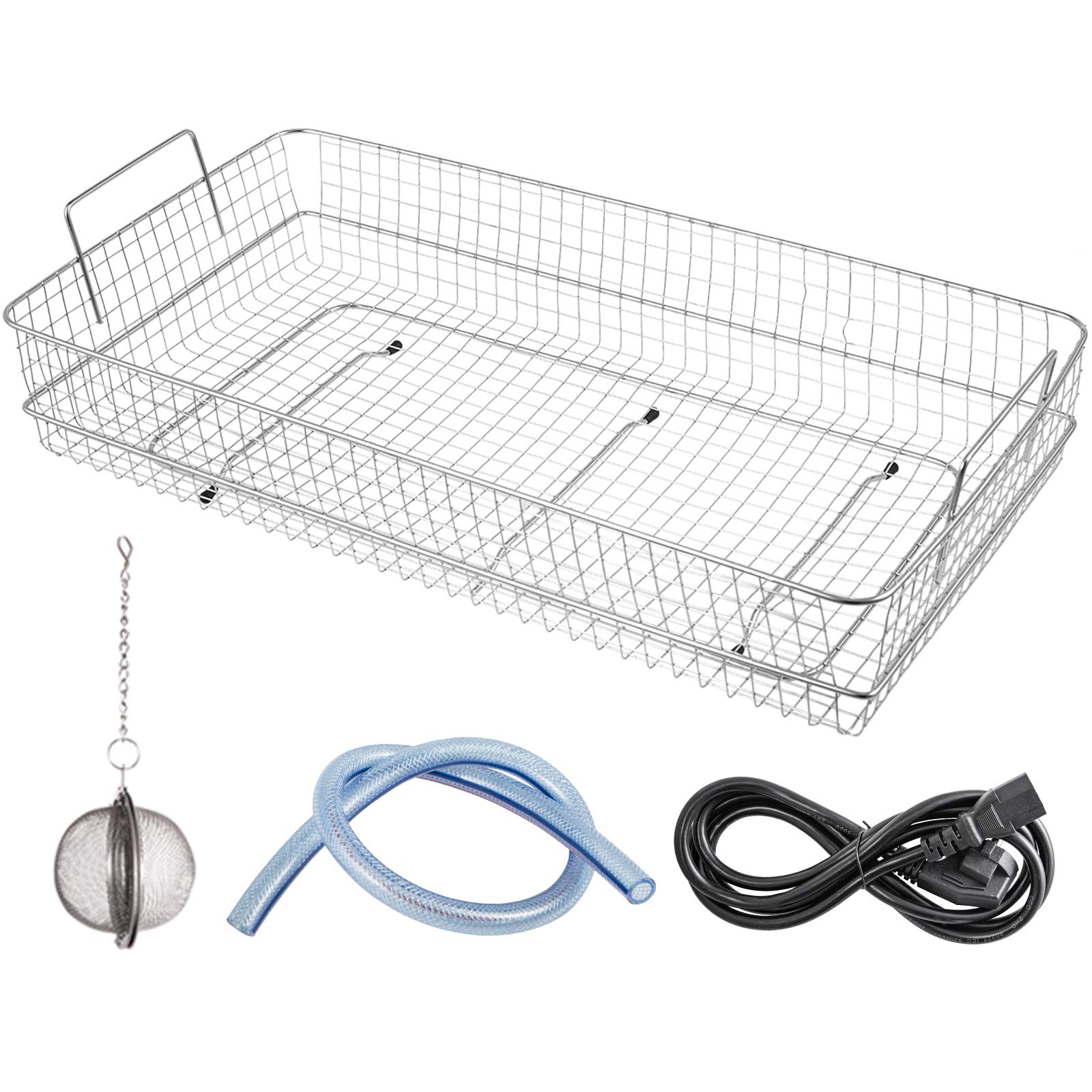VEVOR Ultraschallreiniger Dual Frequency 30L, Professioneller Ultraschallreiniger 220V mit Heizung, Ultraschallreiniger aus Edelstahl für Teile Schmuck Platine 28/40kHz