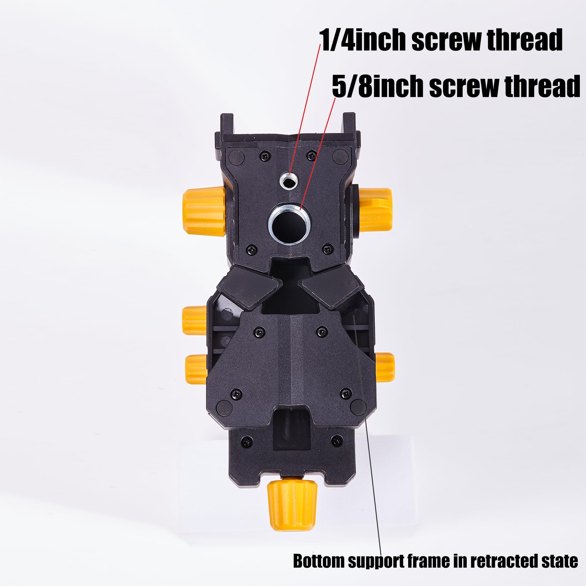 Kit de accesorios de nivel láser FenoGan base de 360°, soporte de estabilidad de base mejorado, con interfaz roscada de 5/8 pulgadas, base giratoria magnética multifuncional con ajuste de ángulo de