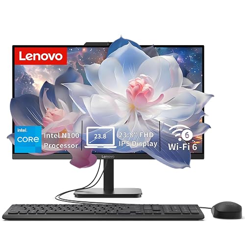 Lenovo IdeaCentre All-in-One Desktop Computer 24 FHD AIO