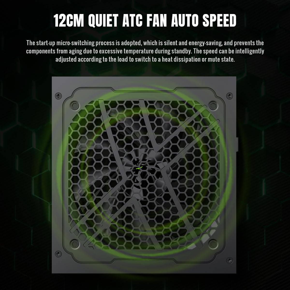 GAMEMAX GX 850GF Netzteil PC 850W Vollmodulares ATX 3.0 mit 12V-2x6-Kabel & PCIe 5.0 Support, 80 Plus Gold, All-solid capacitors, 120mm FDB Lüfter, Geprägte Flachkupferkabe, 10 Jahre Garantie, Schwarz