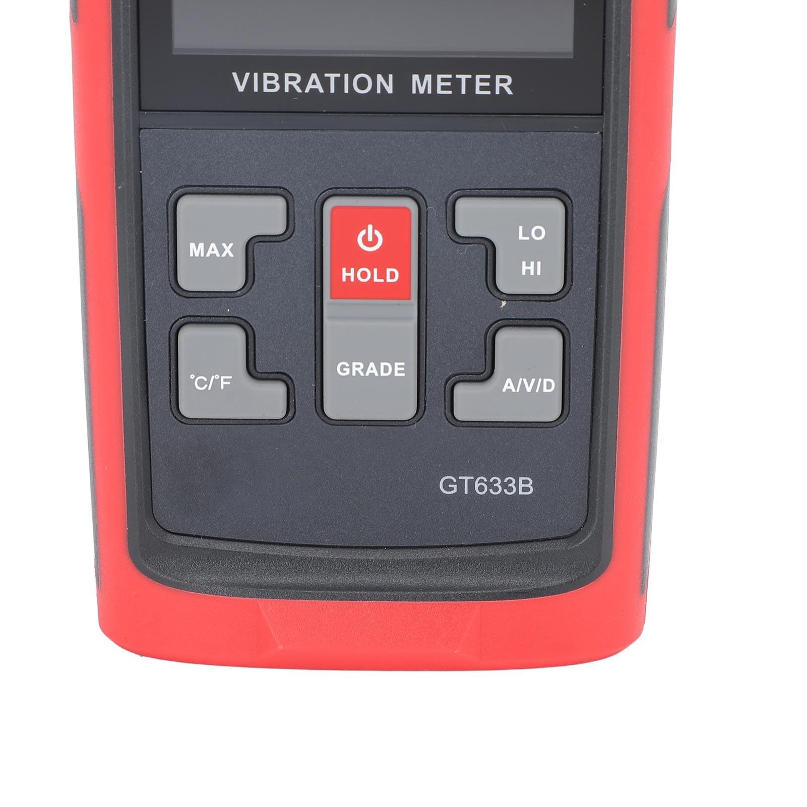 CHICIRIS Analizador de Medidor de Vibraciones Digital con Pantalla LCD para Ingenieros y Técnicos en Pruebas de Motores y HVAC