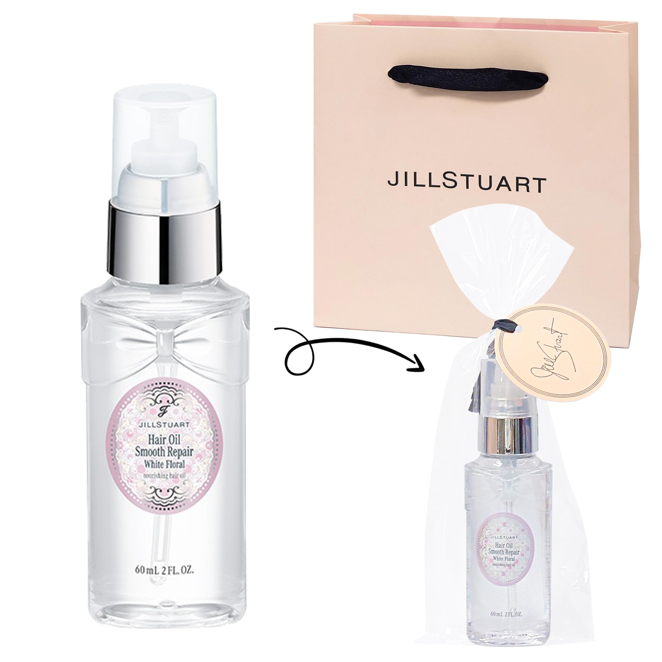 JILL STUART ジルスチュアート ホワイトフローラル ヘアオイル スムー…