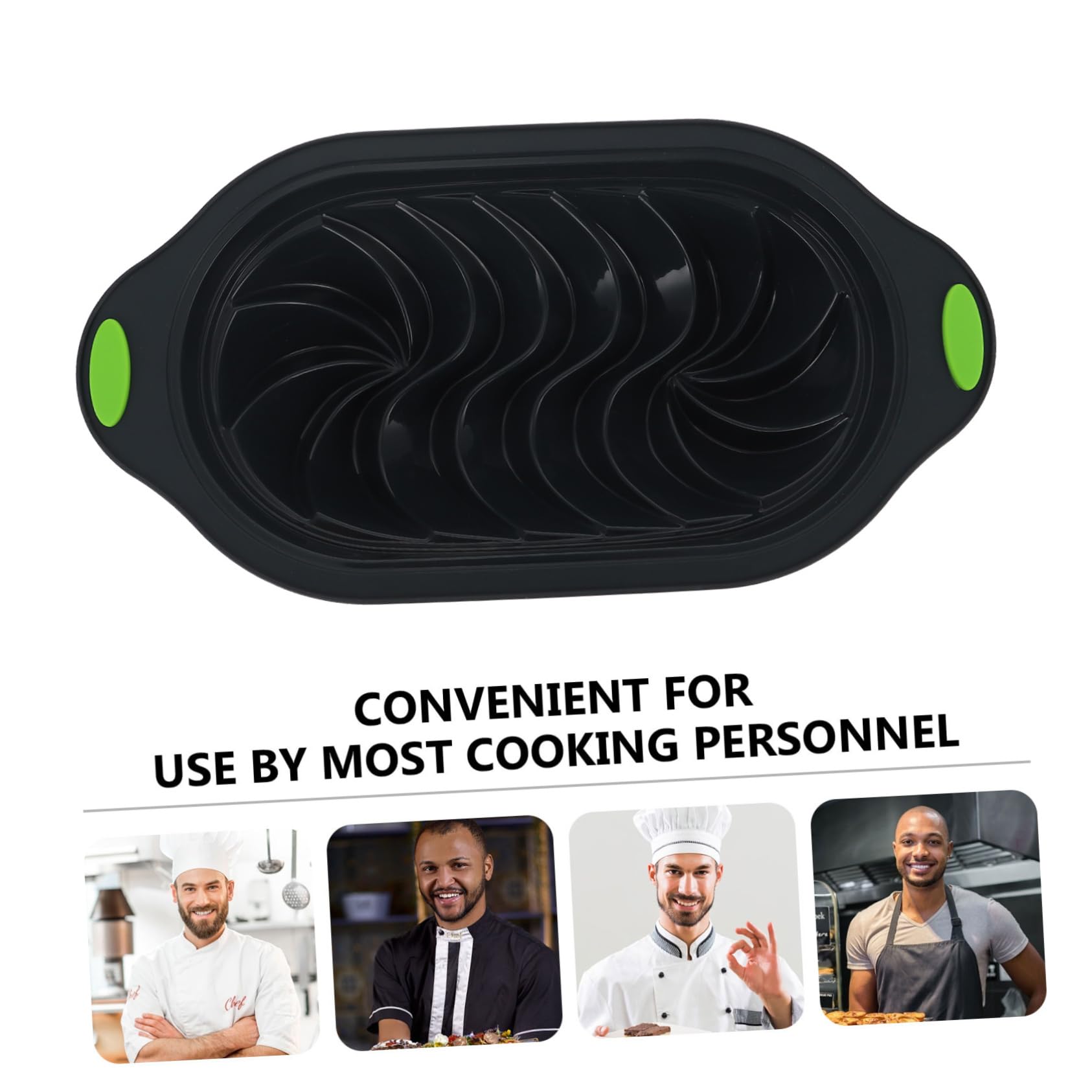 GRIRIW French Style Silicone Bread Mold Baking Pan Handles Energy-saving for Kitchen Restaurant Use