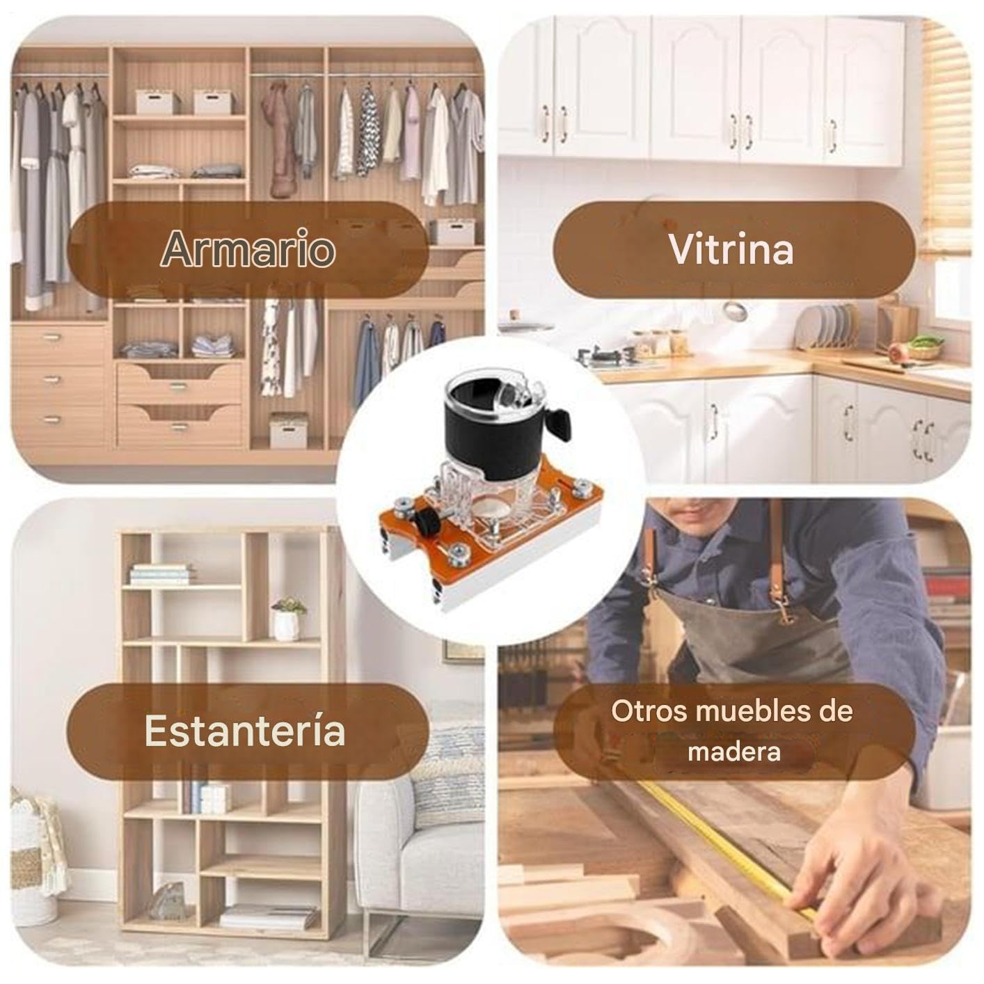 Tondeuse à bois 2 en 1 Accessoires manuels réglables portables | Outil d'assemblage avec lame, rouleau en bakélite et guide | pour maison, bricolage, réparation, jardin et menuiserie