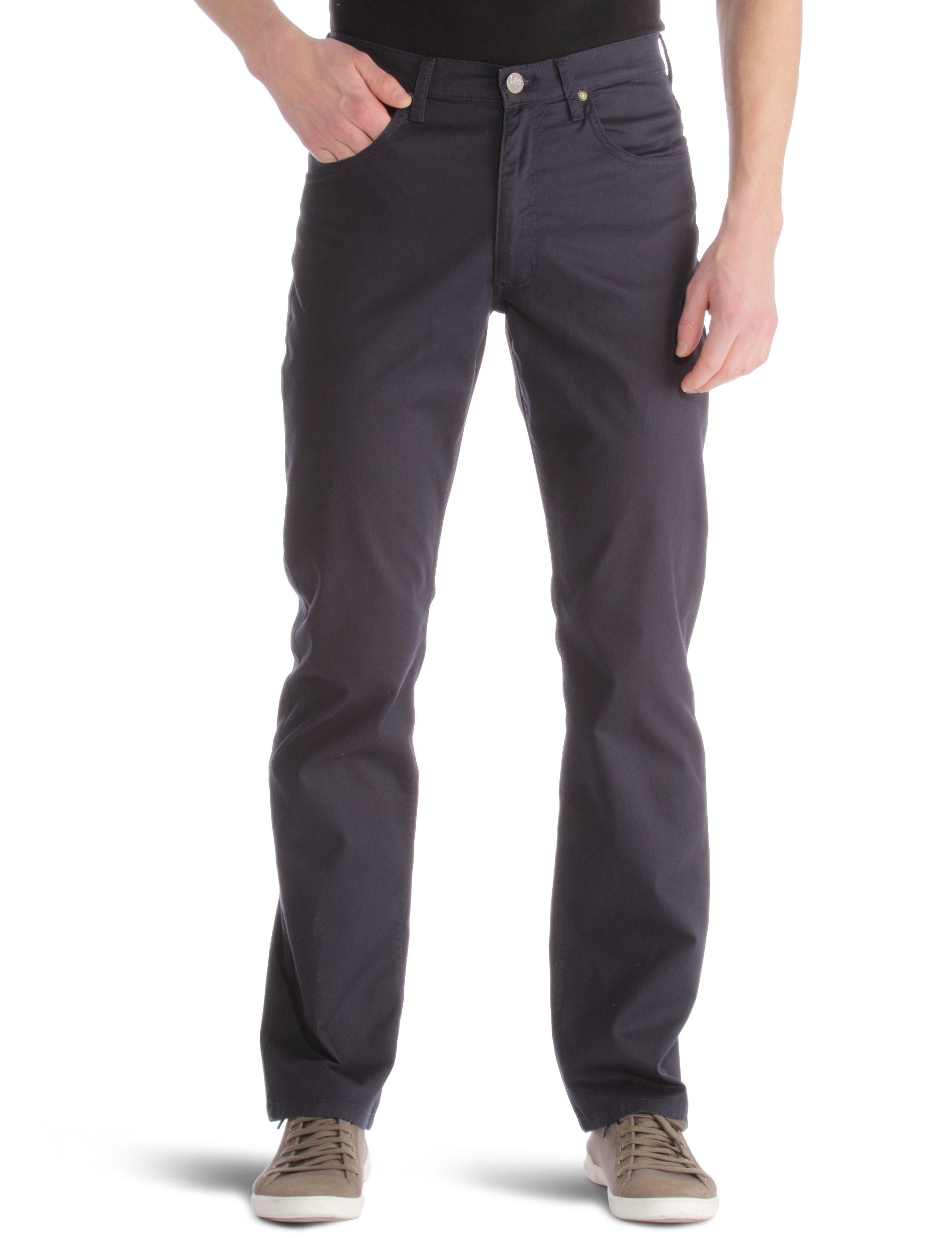 Lee Herren Brooklyn Straight Jeans , nachtblau, 33W / 32L