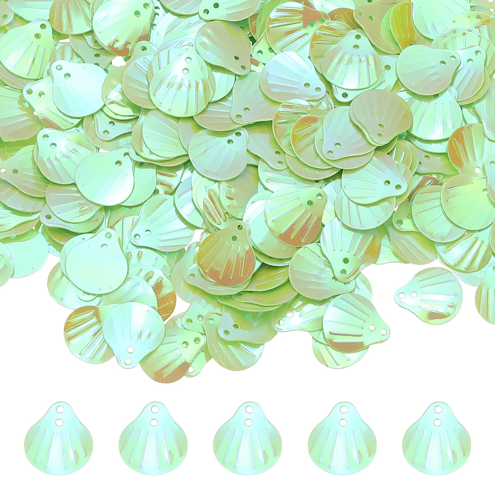 Paillettes coquillage 2 trous pour réparer et décorer vos habits