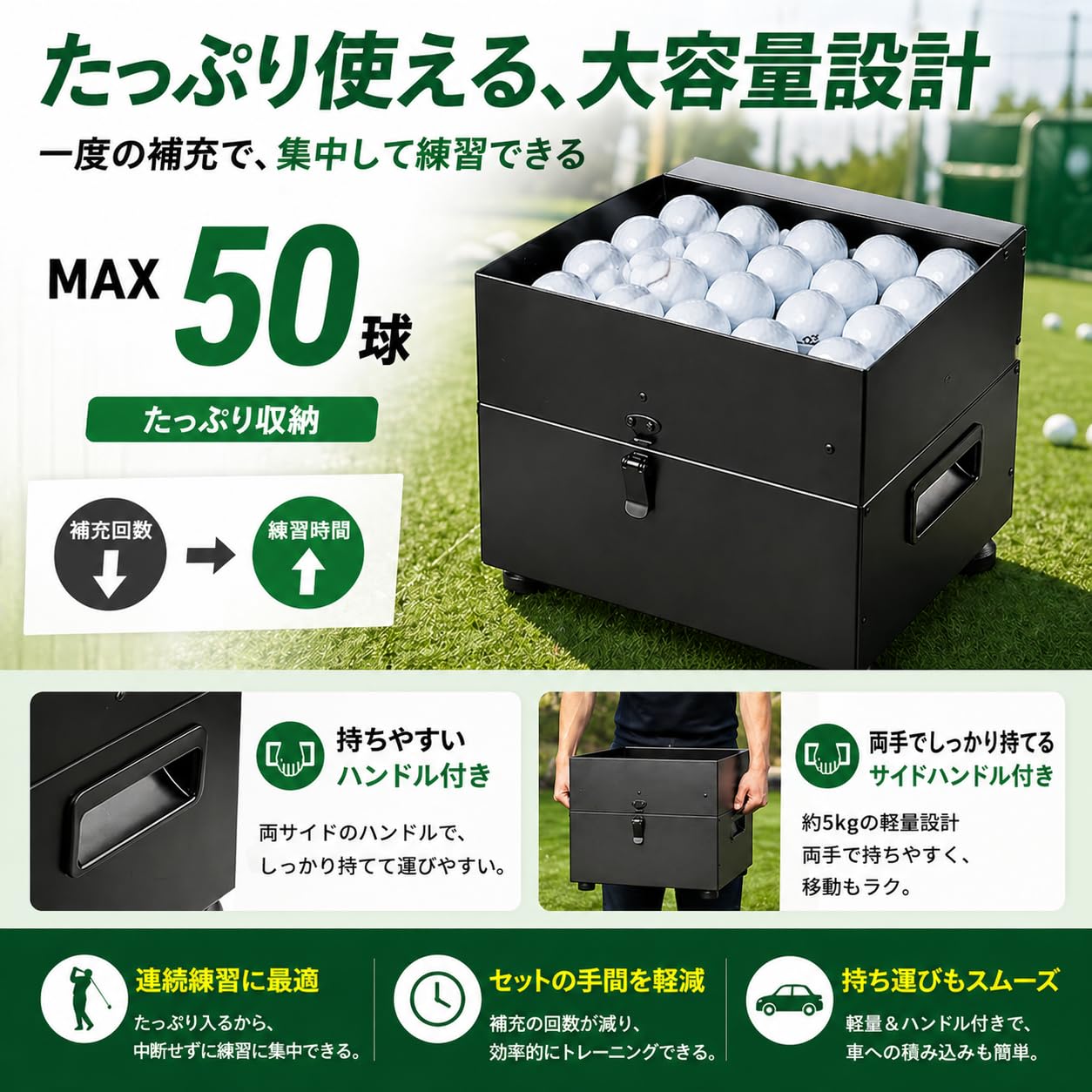 Amazon | FONA ゴルフ 球出し機 ペダル式 半自動 電源不要 ゴルフ