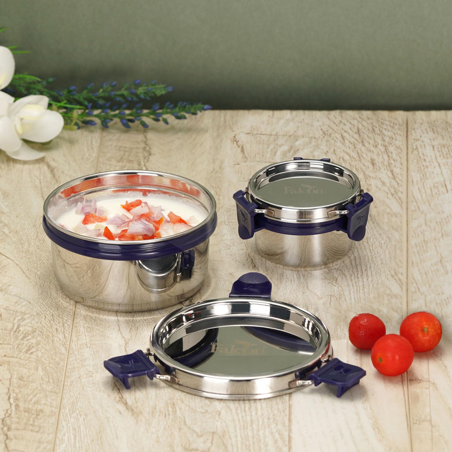 PDDFALCON EcoNxt Stainless Steel Lunch Box Set - Leakproof & Durable -16