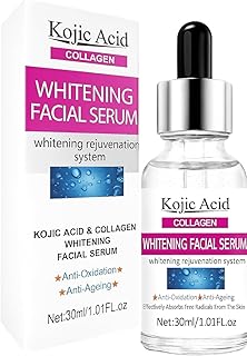 Kojic Acid Facial Serum with Collagen | Hydrating Face Serum for Even-Looking Skin Tone | Lightweight Daily Skin Care Serum