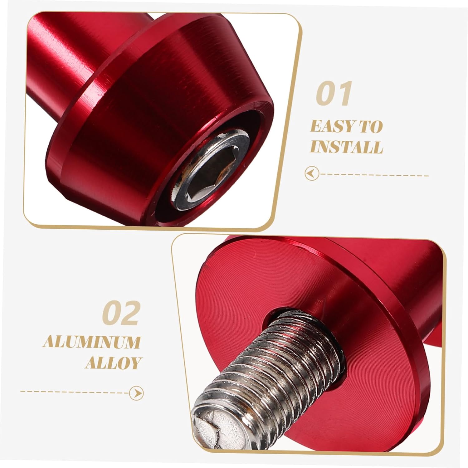 Motorcycle Swing Arm Spool Slider Aluminum Alloy Spools Stand for Enhanced Stability Compatible Motorcycle Models for Paddock Use