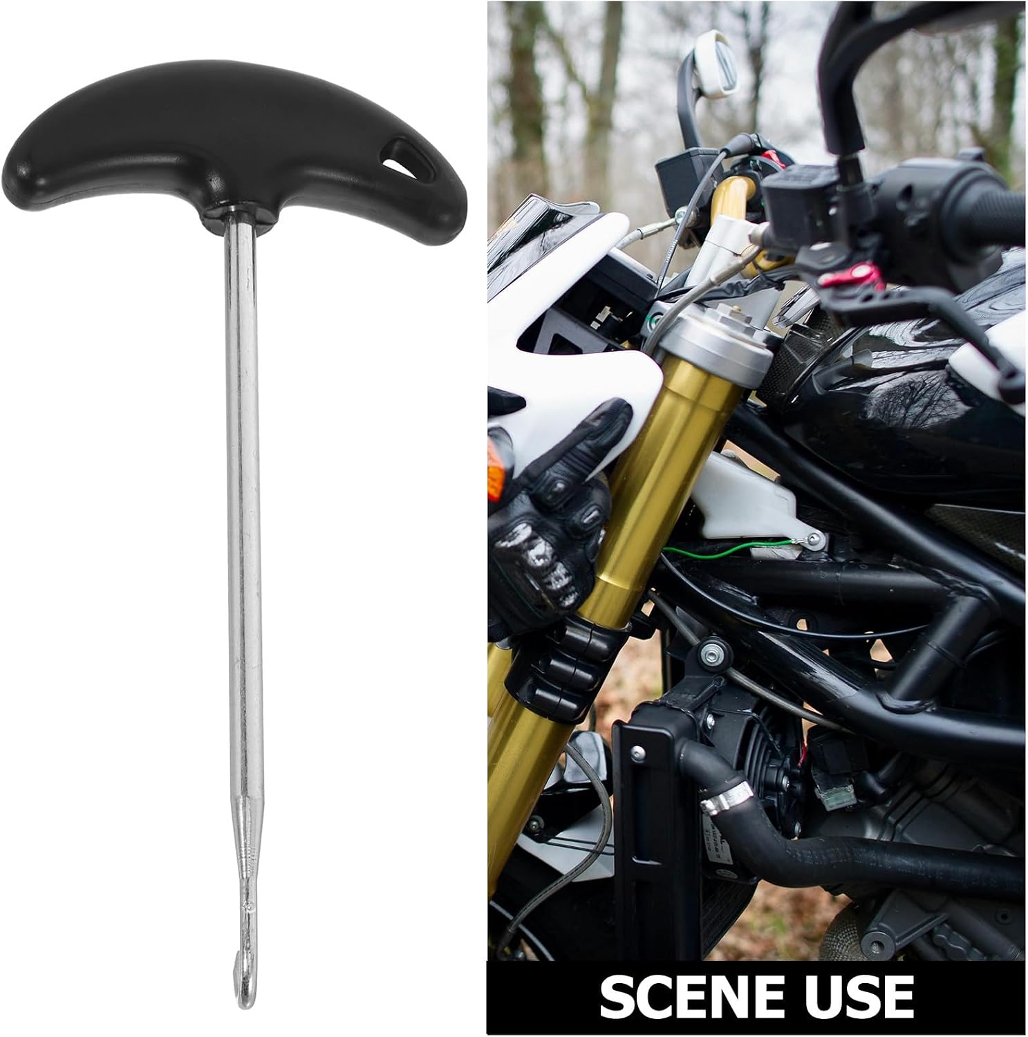 Motorcycle Exhaust Spring Puller Tool T Shaped Handle